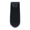 140g Jet Black 1# Clip In Hair Extensions