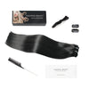 105G Jet Black 1# Clip in Hair Extensions