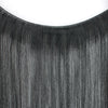 Jet Black (#1) Hand Tied Hair Extensions