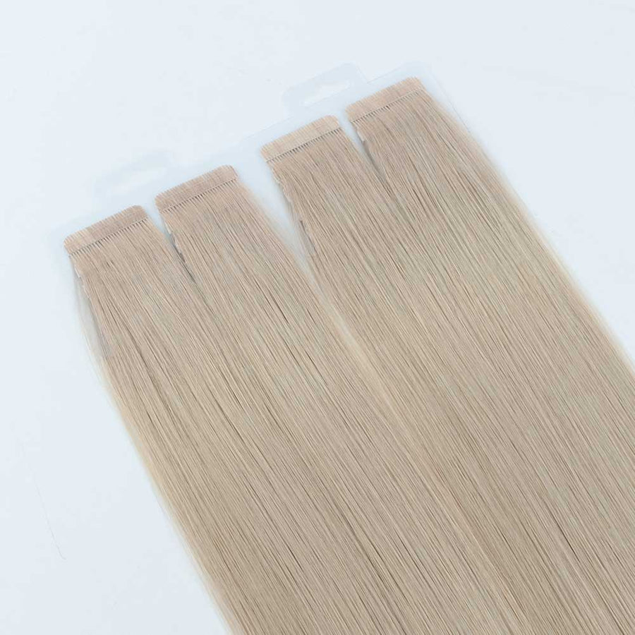 Sandy Blonde (#101) Virgin Tape  In Hair Extensions 18"
