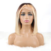 Bob Wigs 13X4 Lace Wigs Silky Straight Human Hair Wigs Ombre 3/613# 150% Density
