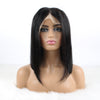 Bob Wigs 13X4 Lace Wigs Silky Straight Human Hair Wigs Natural Black 150% Density