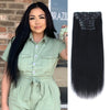 120G Jet Black 1# Clip in Hair Extensions