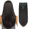 160g clip in hair extensions off black #1B|var-31950190280776