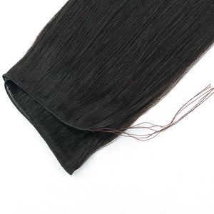 Off Black (#1B) Hand Tied Hair Extensions 20 Inch