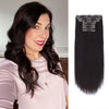120G Off Black #1B Clip in Hair Extensions