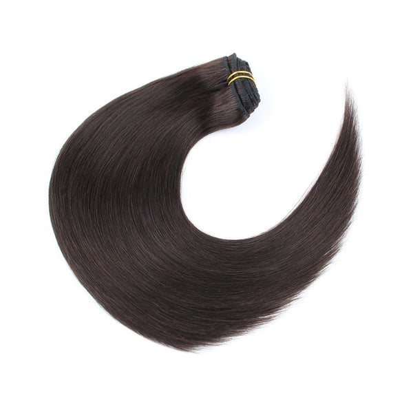 220g Dark Brown 2# Clip In Hair Extensions 22