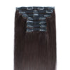 120g clip in hair extensions dark brown 2# 16"|var-31955963150408