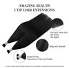 I Tip Hair Extensions #1 Jet Black