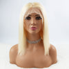 Bob Wigs 13X4 Lace Wigs Silky Straight Human Hair Wigs 613# 150% Density