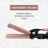 Rose Gold Wavy Baby Triple Barrel Waver Curling Irons