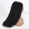 U Part Wig Kinky Straight Human Hair Wig 150% Density
