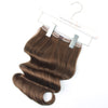 140g clip in hair extensions chocolate brown 4# 22"|var-31957320597576