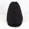 U Part Wig Kinky Straight Human Hair Wig 150% Density