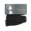 Afro coily clip in extensions natural black 18"|var-31569779523656