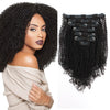 Kinky coily clip in extensions natural black 14"|var-31634485313608