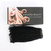 Kinky coily clip in extensions natural black 14"|var-31634485313608
