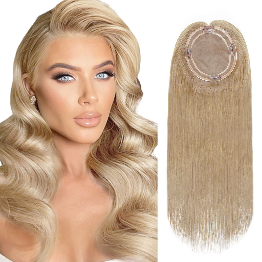 5.5 x 6" Mono Top Hair Topper Color 8#