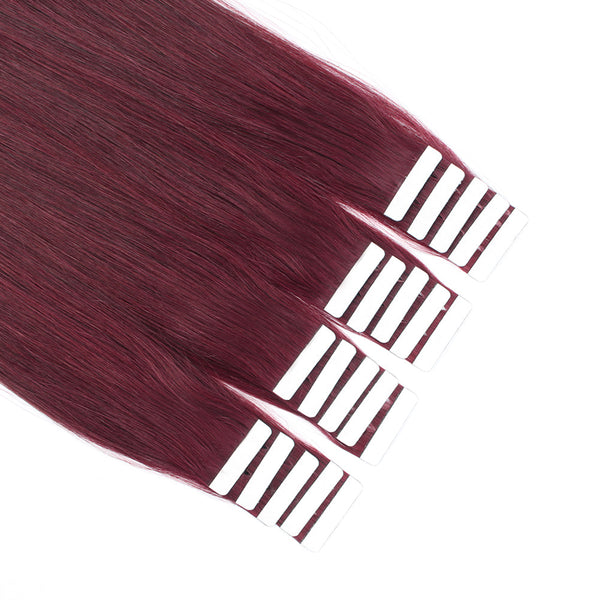 Tape In Hair Extensions #530 Burgundy 18 Inch