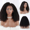 13x4 Lace Front Wigs Afro Coily Wigs Natural Hairline 4C Wigs Human Hair for Woman 150% Density