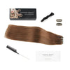 105G Platinum Light Auburn 30# Clip in Hair Extensions