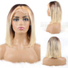 Bob Wigs 13X4 Lace Wigs Silky Straight Human Hair Wigs Ombre 3/613# 150% Density