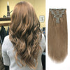 160g Chestnut Brown 6# Clip In Hair Extensions 20"