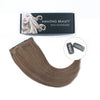 220g clip in hair extensions chestnut brown #6 22"|var-31957321023560