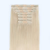 120G Platinum Blonde 60# Clip in Hair Extensions