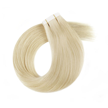 Tape in Hair Extensions #60 Platinum Blonde