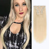 120G Beach Blonde 613# Clip in Hair Extensions