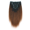 Kinky straight clip in extensions ombre N/4# 14"|var-31634485411912