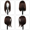 Bob Wigs 4X4 Lace Wigs Silky Straight Human Hair Wigs Natural Black 150% Density