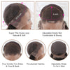 13x4 Lace Front Wigs Kinky Curly Wigs Natural Hairline 150% Density