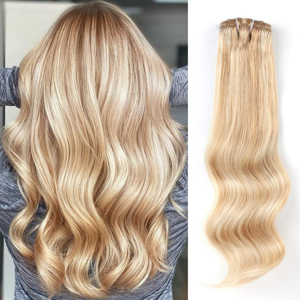 105G Highlights 20P/60# Clip in Hair Extensions 16&22 Inch