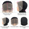 Bob Wigs 13X4 Lace Wigs Silky Straight Human Hair Wigs Natural Black 150% Density