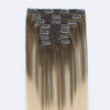 120g clip in hair extensions balayage #8/60|var-31950170128456