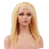 Blonde Kinky Curly Wig Lace Front 13x4 Human Hair Wig 613# Brazilian Human Hair 150% Density