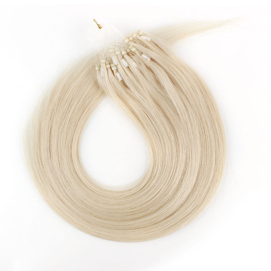 Micro Loop Hair Extensions #60A Light Ash Blonde