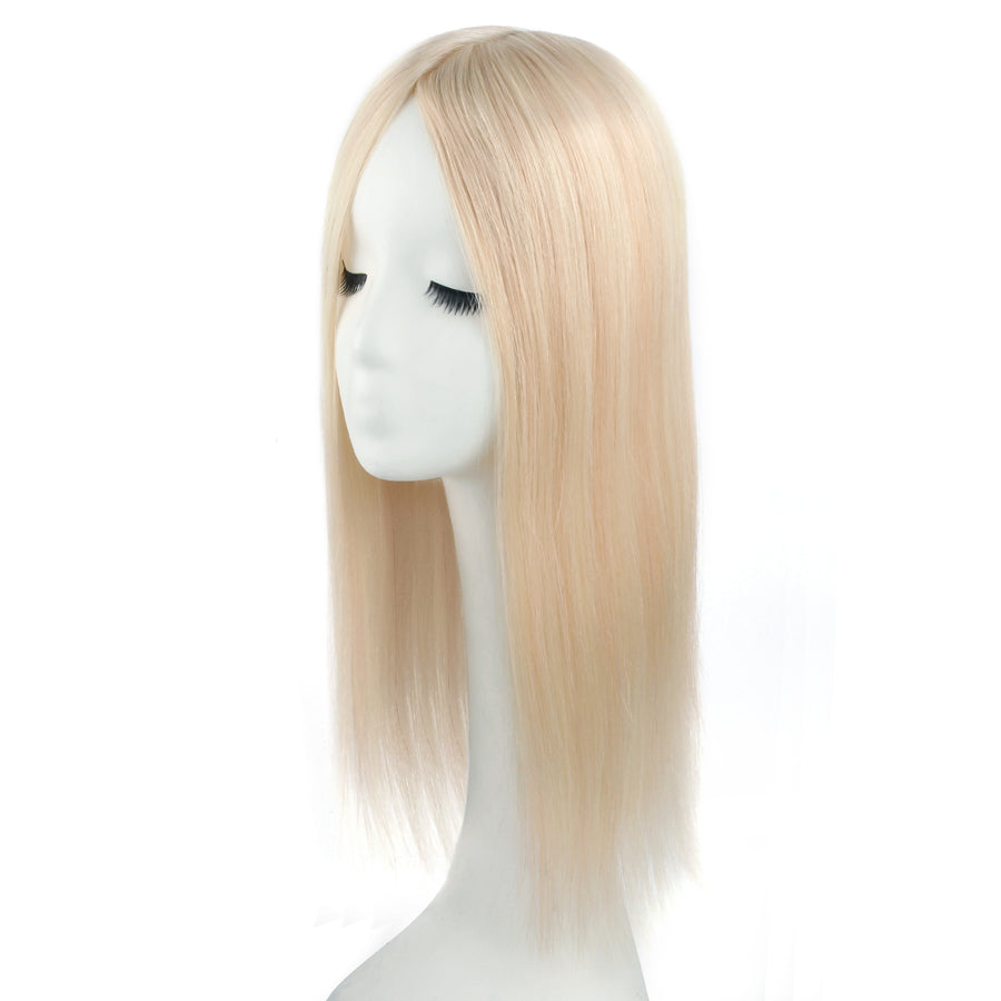 5.5 x 6" Mono Top Hair Topper Highlights Color P224#