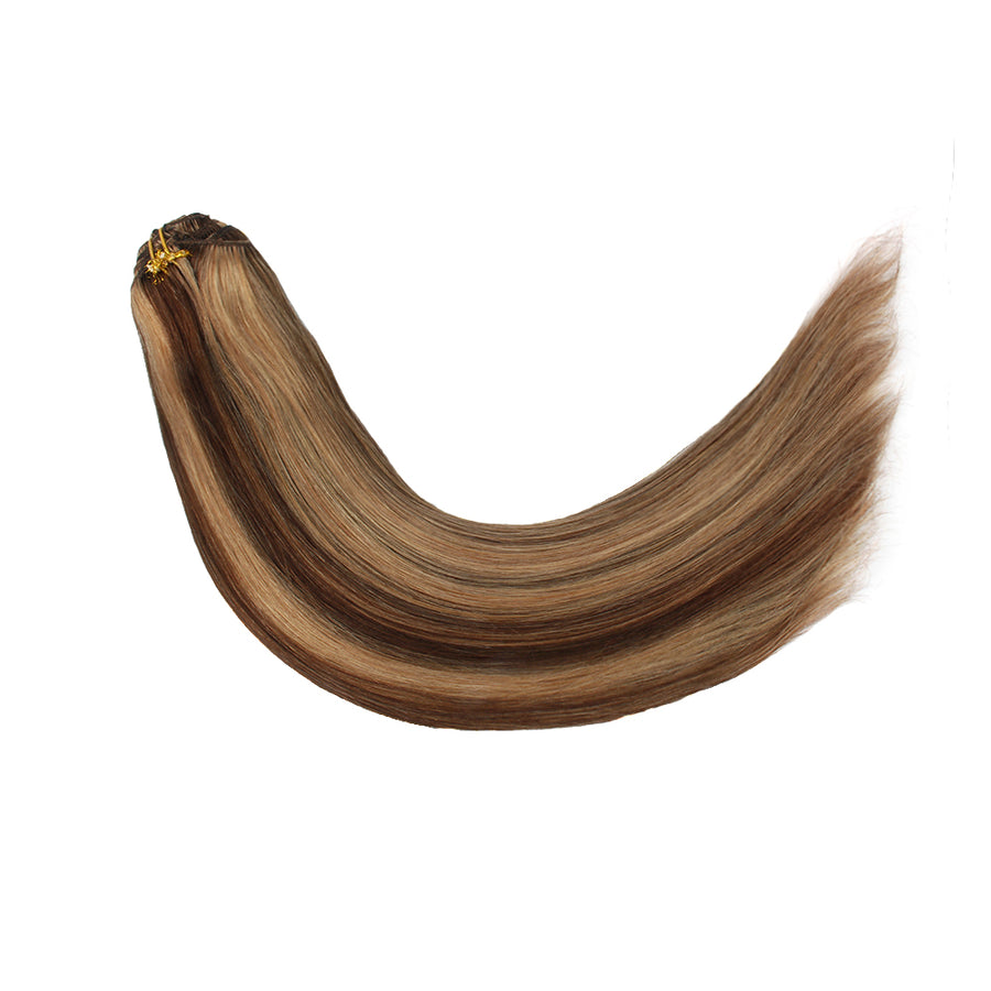 160g Highlights 4/27# Clip In Hair Extensions