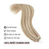 Micro Loop Hair Extensions Highlights P8A/60#