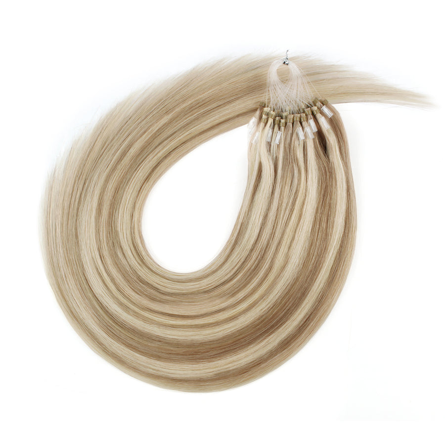 Micro Loop Hair Extensions Highlights P8A/60#