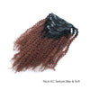 Afro curly clip in extensions ombre N/33# 14"|var-31634485182536