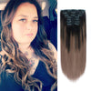140g Balayage B2/6# Clip In Hair Extensions