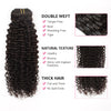 Clip in Hair Extension Jerry Curl 10 Inch