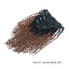 Kinky curl clip in extensions ombre N/30# 18"|var-31569825529928