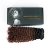 Kinky curly clip in hair extensions ombre N/33# 16"|var-31590235439176