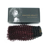 Kinky curl clip in extensions ombre N/99J# 18"|var-31569830641736