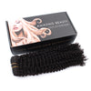 Kinky curl clip in extensions natural black 20"|var-31587796713544